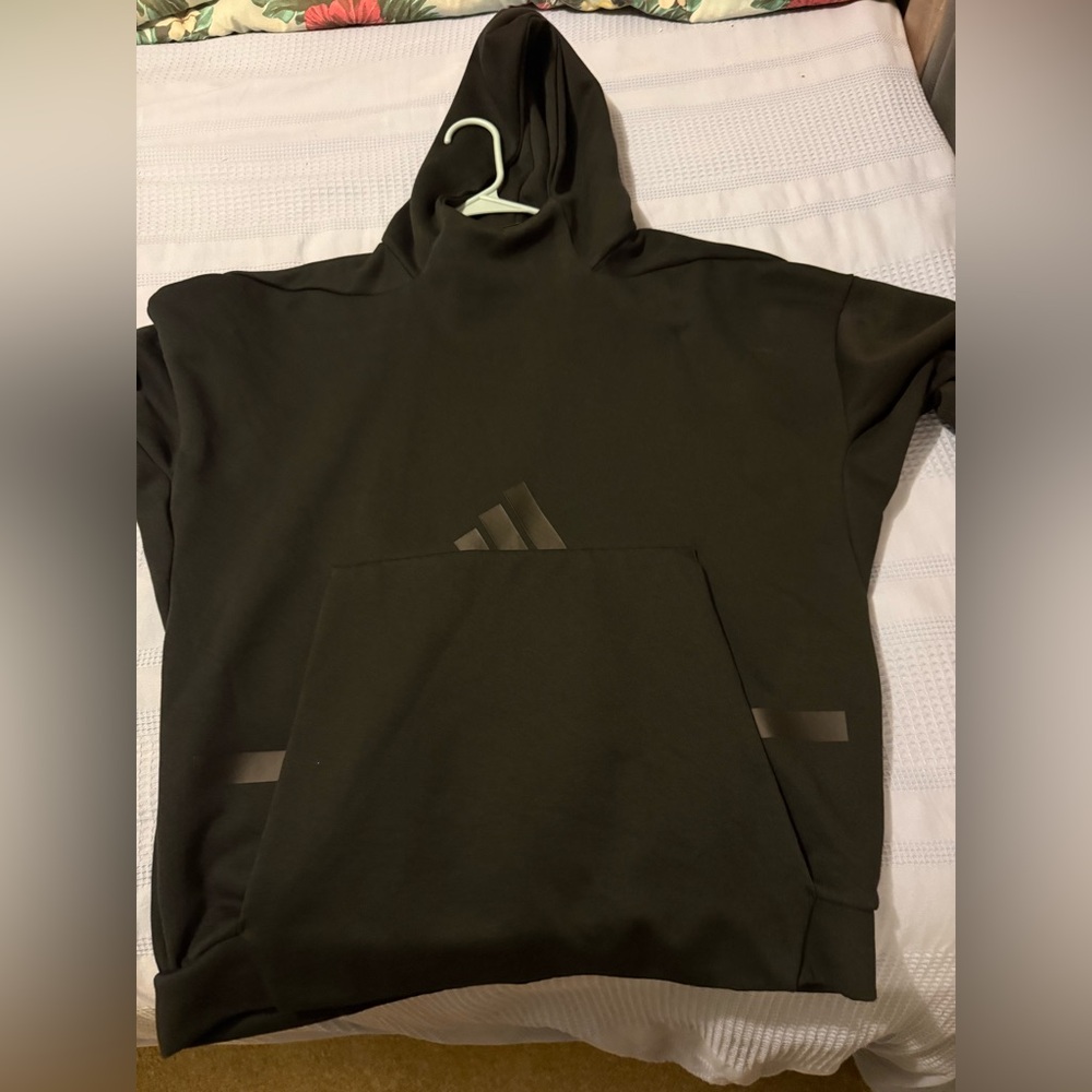 Adidas Dark Hoodie with Logo